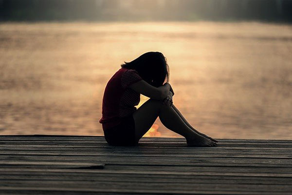 Girl In The Sunset