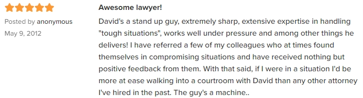 AVVO Anon Tough Situations Review