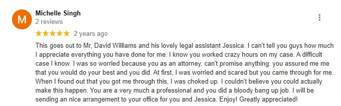 Michelle Singh General Criminal Defense Review